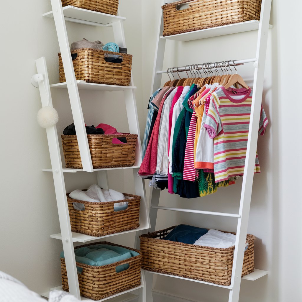 ladder shelf closet - dream closet designs