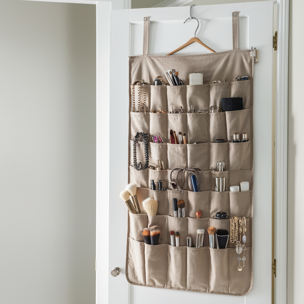 Behind the door organizer closet