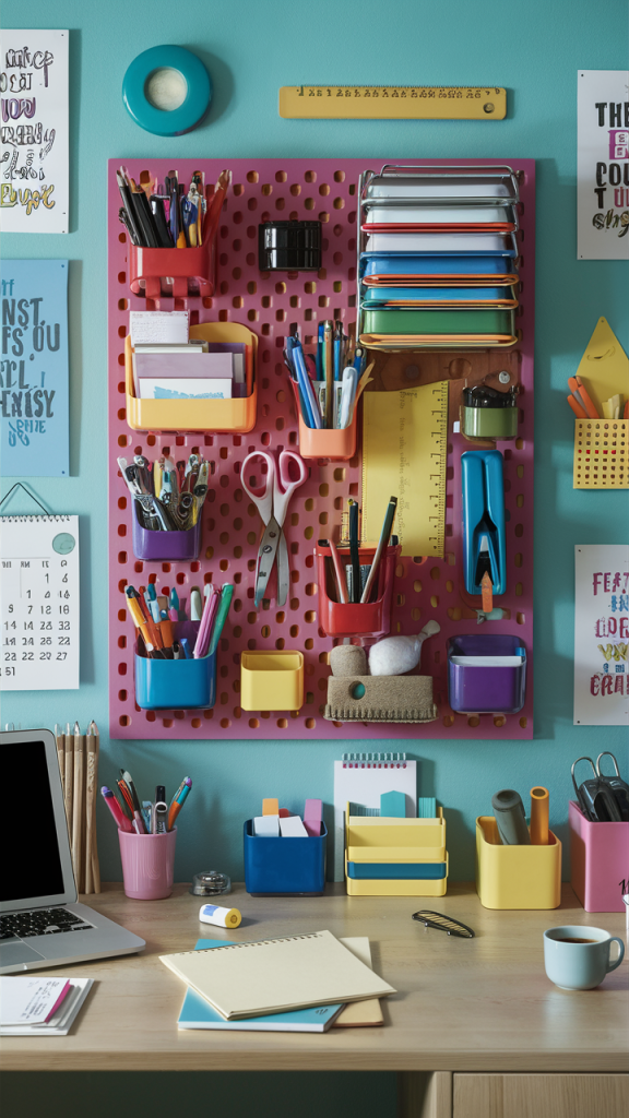 Pegboard Organization