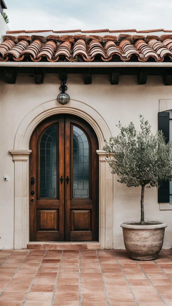 arched elegance -  front entryway door ideas