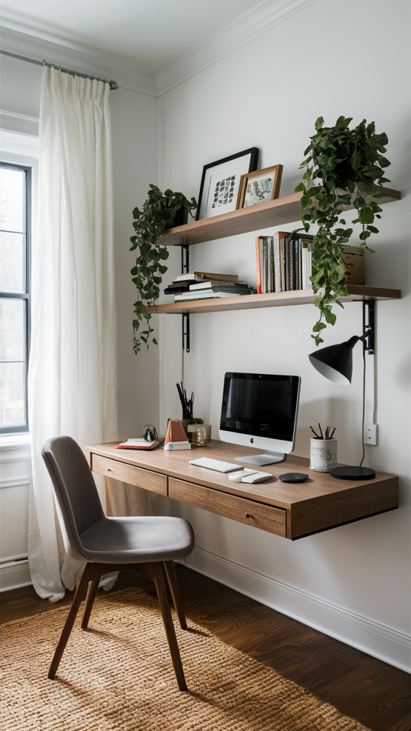 Simple Floating Desk